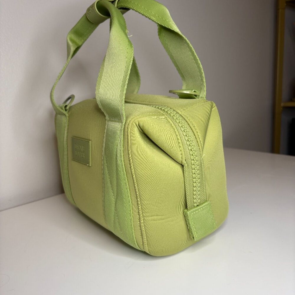 Dagne Dover London Carryall line Green Small Barely Used RARE FIND - Picture 9 of 14